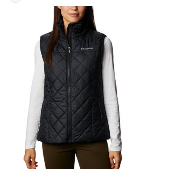 Columbia Jackets & Blazers - Columbia Women's Black Omniheat Puffer Quilted Vest Size Small